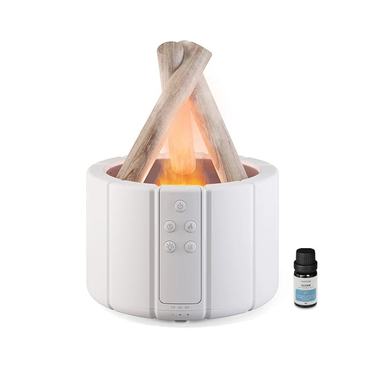 Flame Aroma Diffuser & LED Humidifier