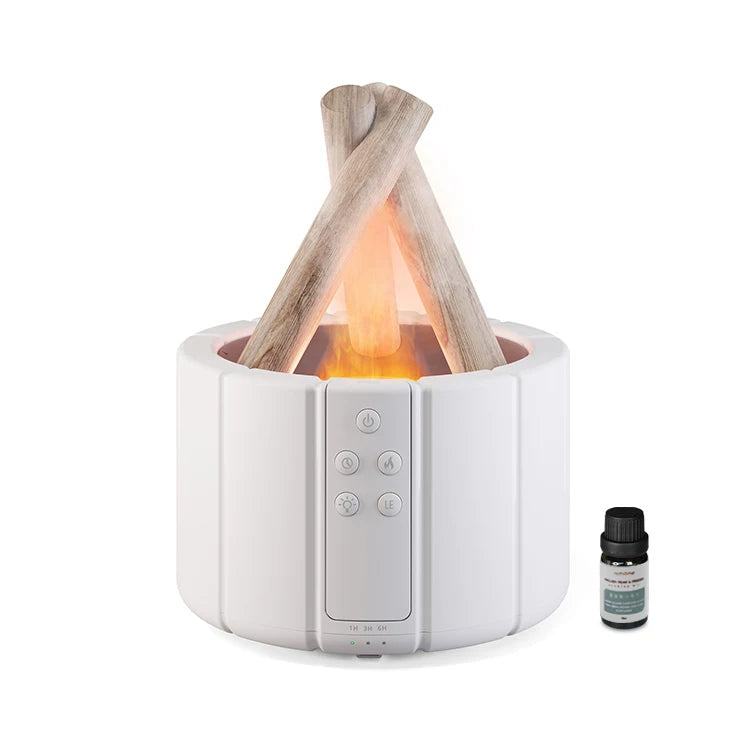 Flame Aroma Diffuser & LED Humidifier