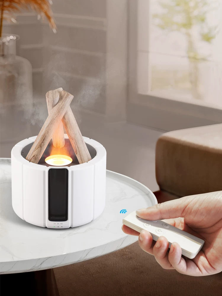 Flame Aroma Diffuser & LED Humidifier
