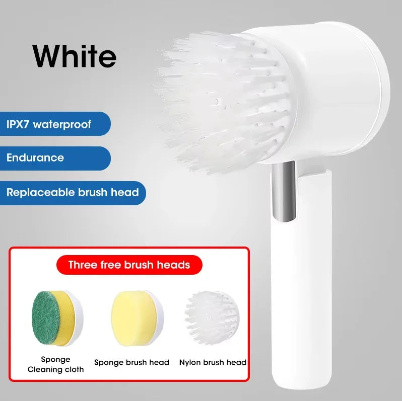 Multi-Functional Wireless Electric Cleaning Brush