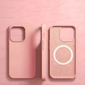 Pink Liquid Silicone Magnetic Case