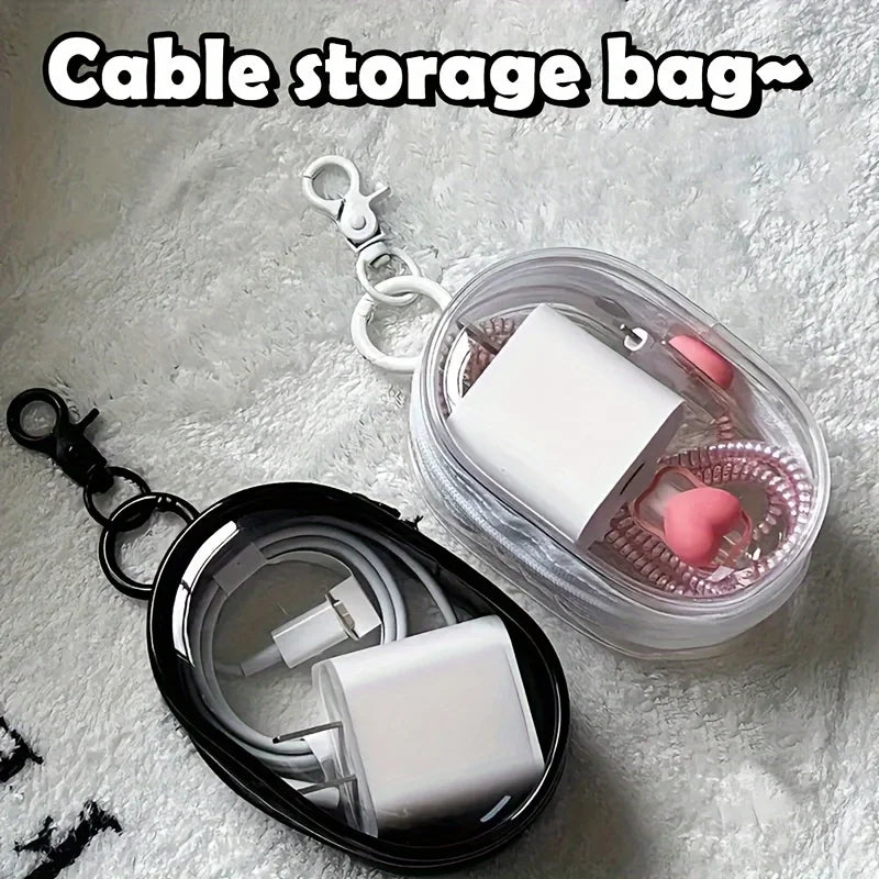 Portable Mini Clear Zipper Bag