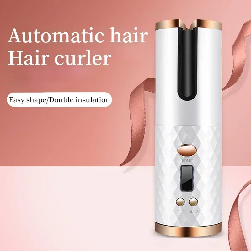Portable Automatic Wireless Hair Curler