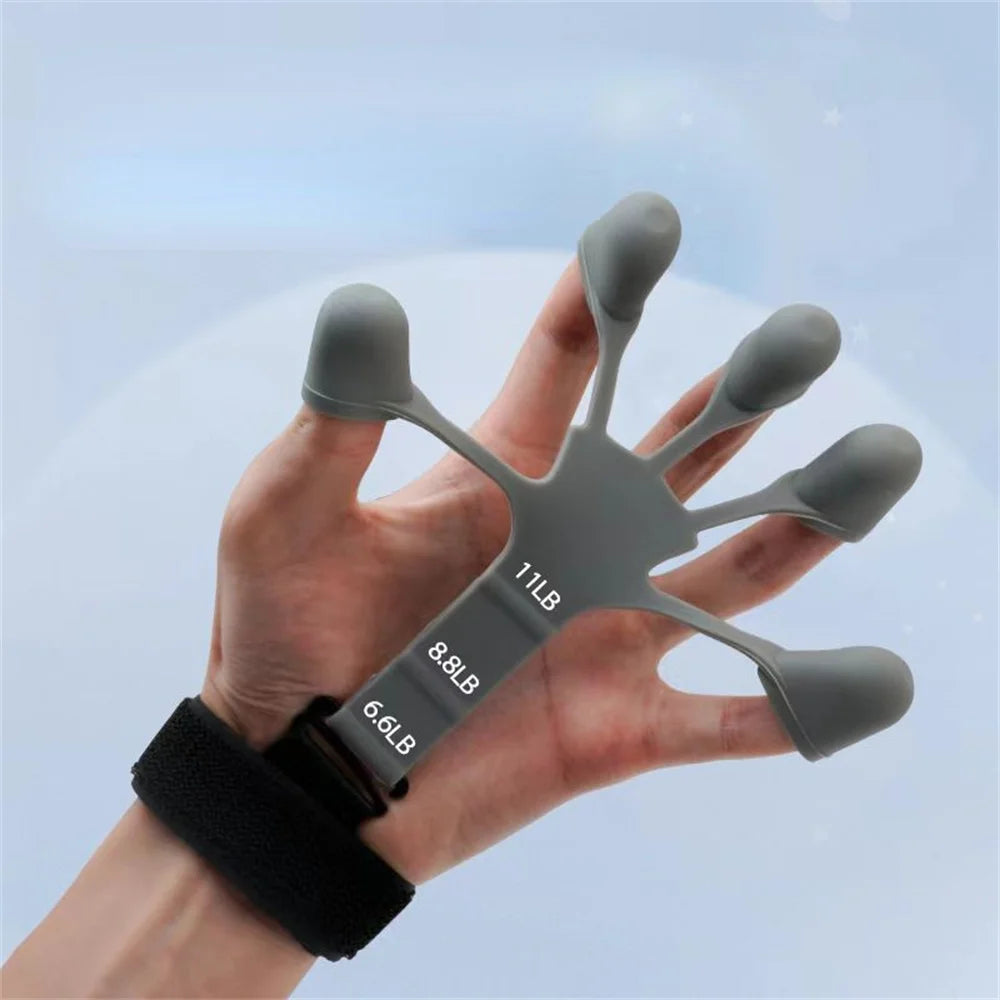 Exercise Finger Trainer Silicone Wrist Puller