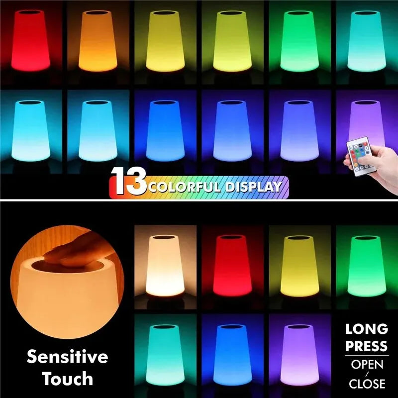 13-Color RGB Lamp with Remote