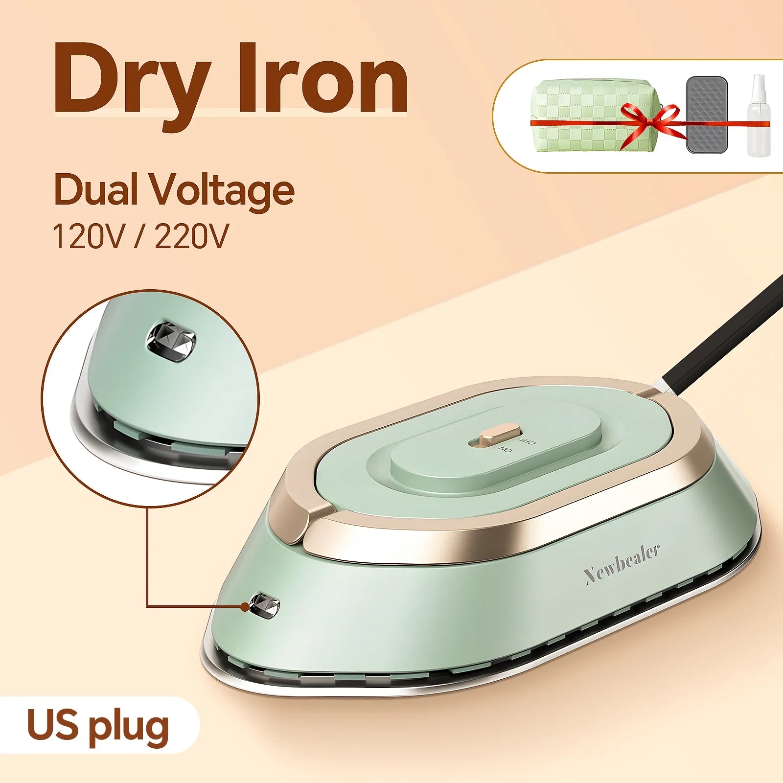 Mini Travel Electric Iron Fast Heating