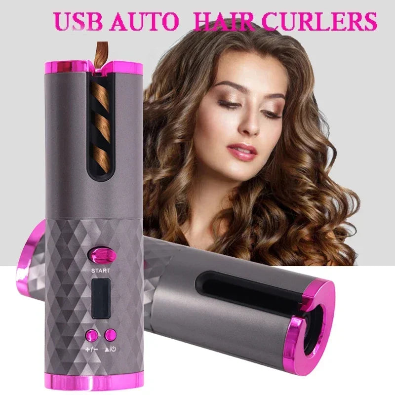 Portable Automatic Wireless Hair Curler