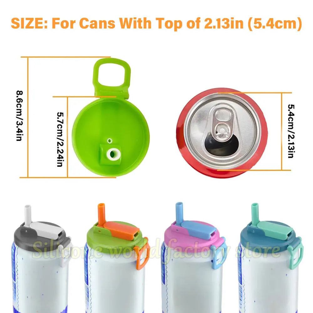 4PCS Silicone Soda Can Covers