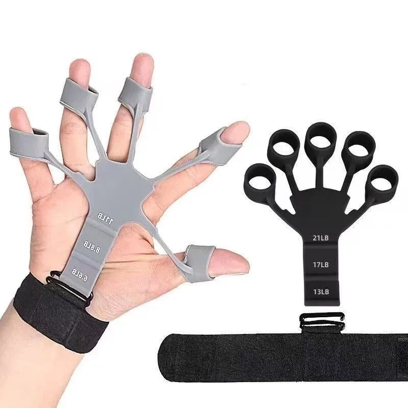 Exercise Finger Trainer Silicone Wrist Puller
