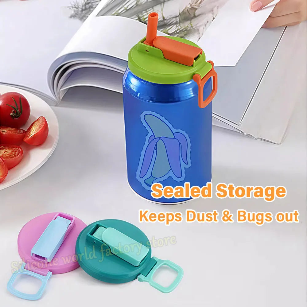 4PCS Silicone Soda Can Covers