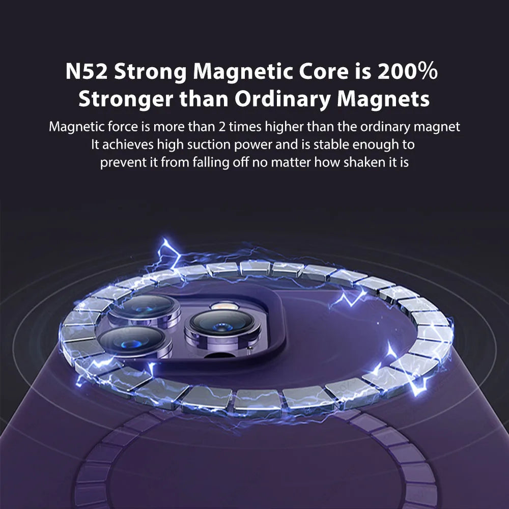 Yellow Liquid Silicone Magnetic Case