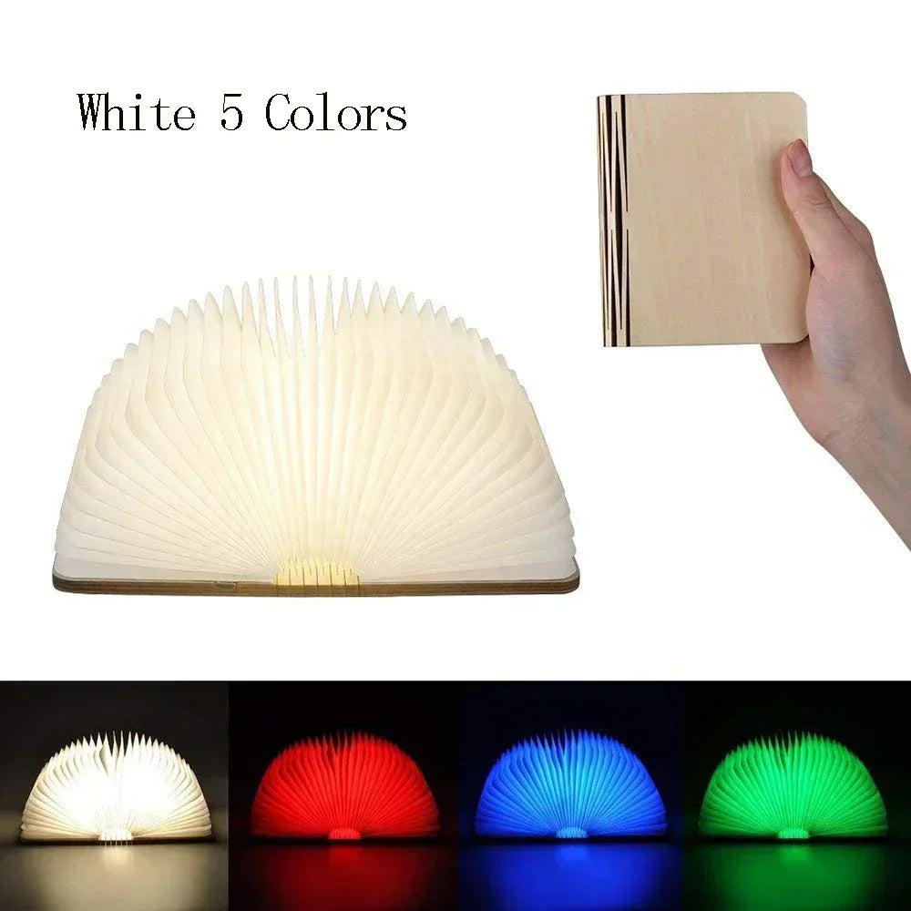 3D Folding LED Book RGB Lamp