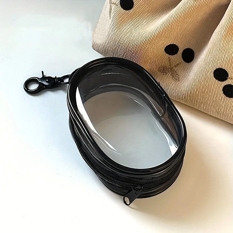 Portable Mini Clear Zipper Bag