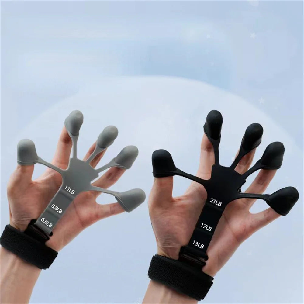 Exercise Finger Trainer Silicone Wrist Puller