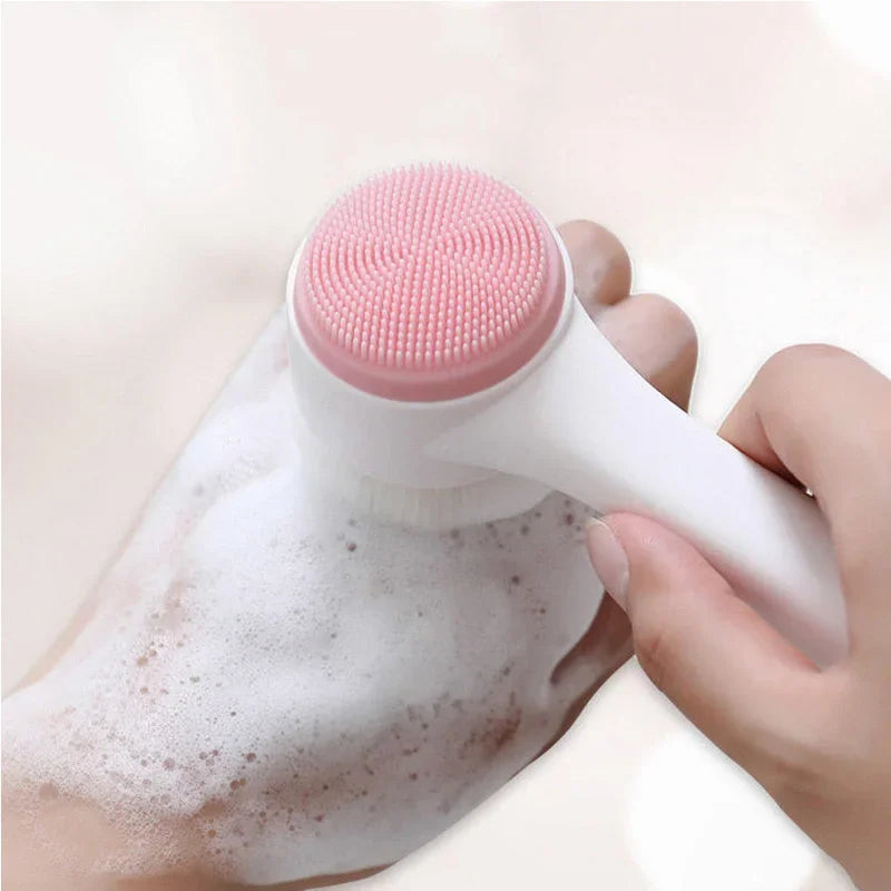 2-in-1 Double-Sided Silicone Face Brush