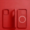 Red Liquid Silicone Magnetic Case