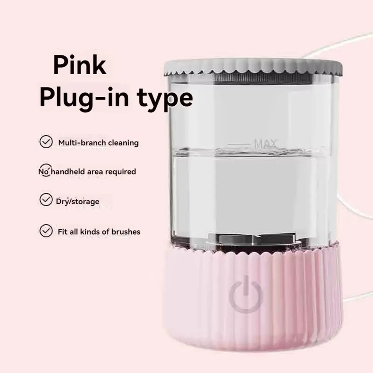 3-in-1 Electric Makeup Brush Cleaner USB