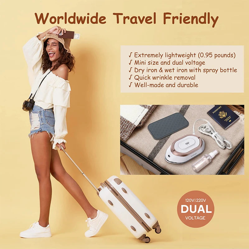 Mini Travel Electric Iron Fast Heating