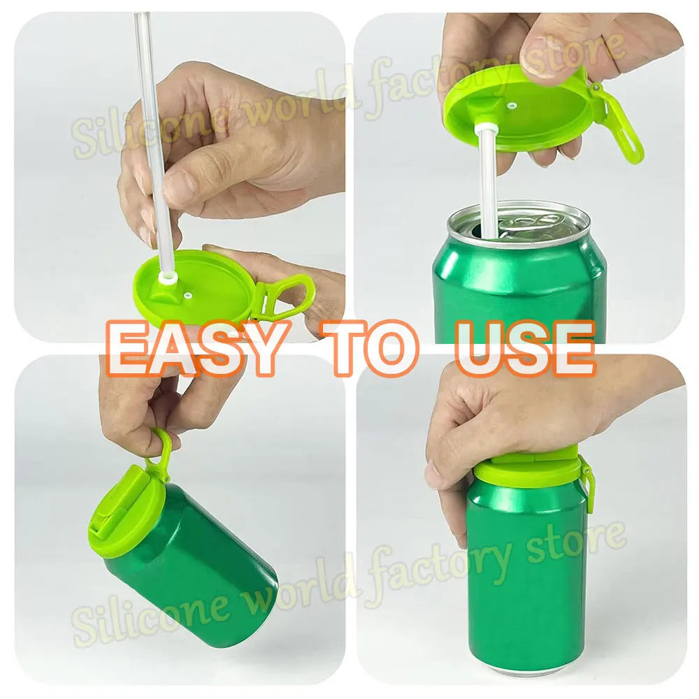 4PCS Silicone Soda Can Covers