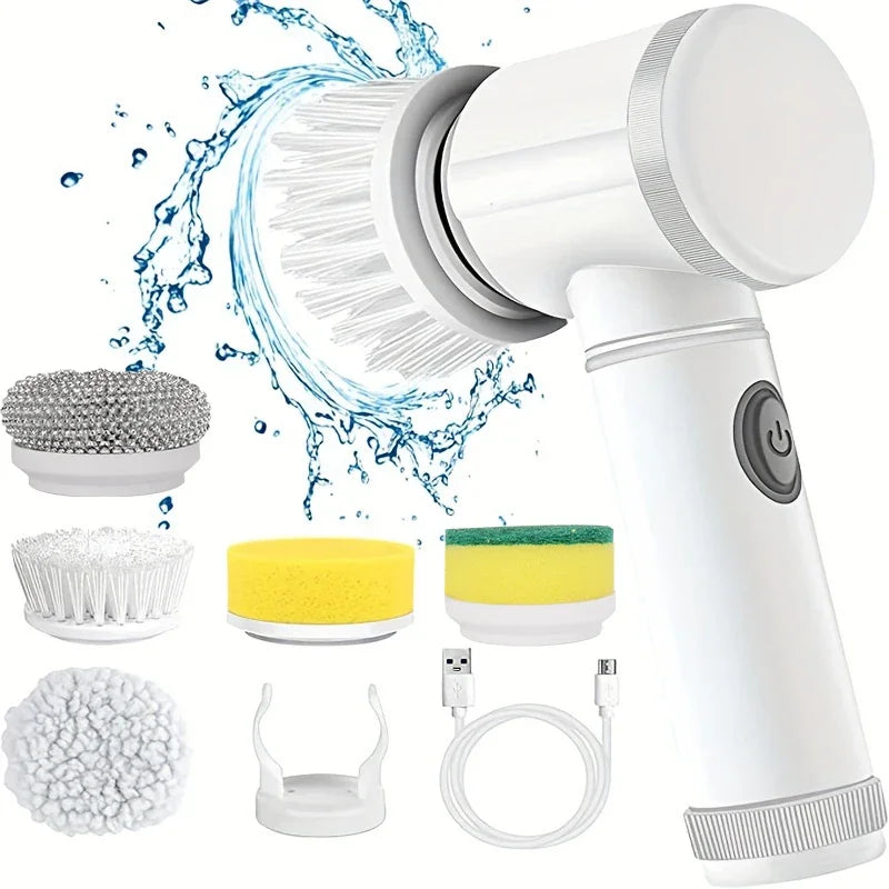 Multi-Functional Wireless Electric Cleaning Brush