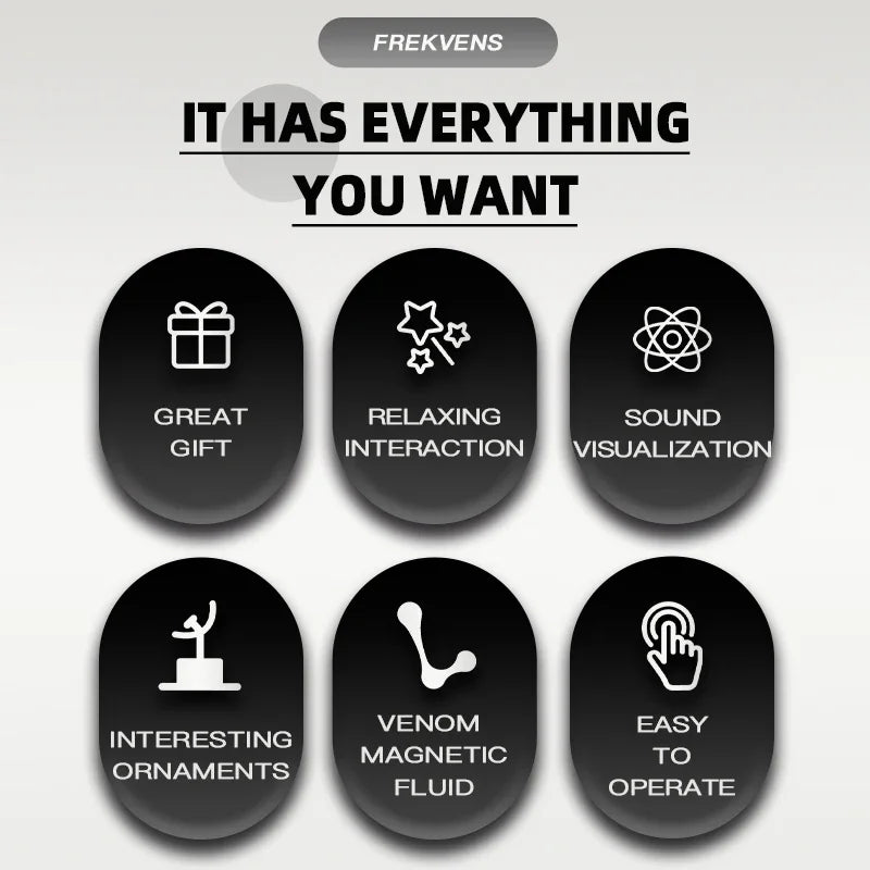 Ferrofluid Music Rhythm Speaker Lamp