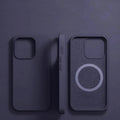Dark Purple Liquid Silicone Magnetic Case