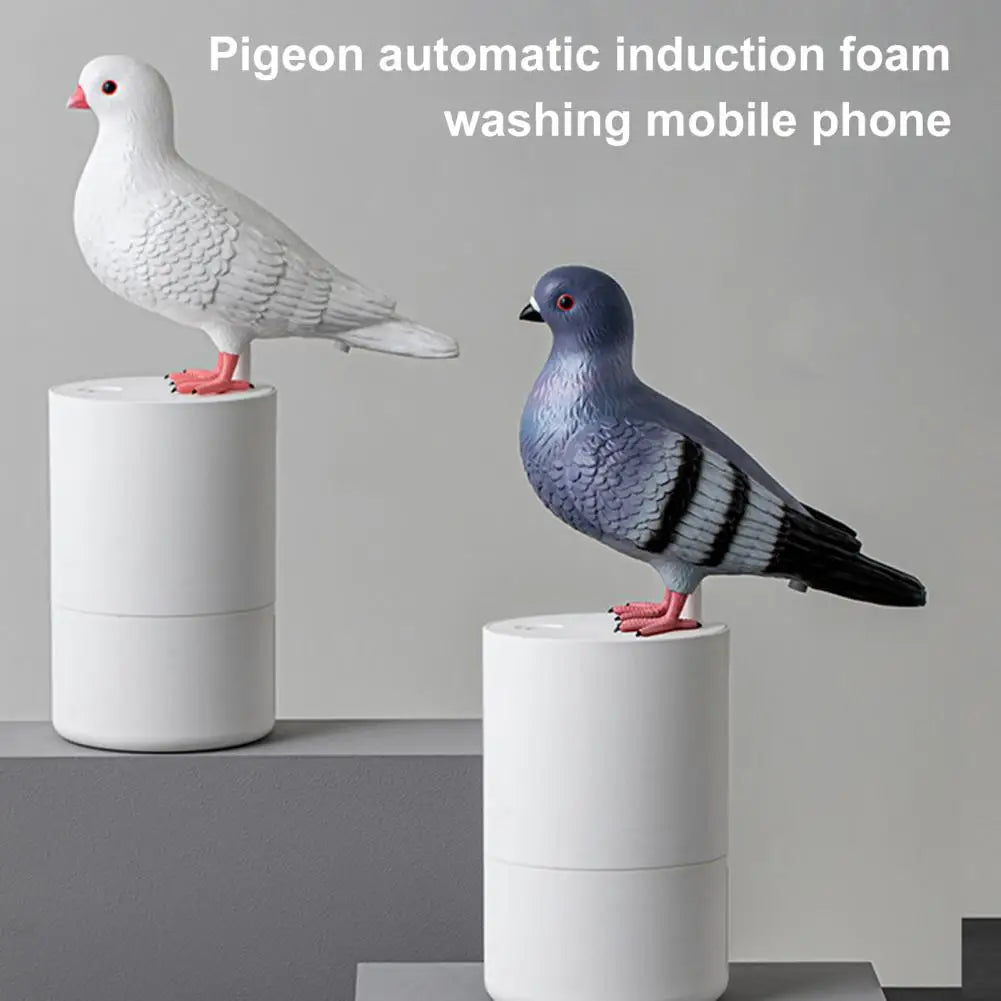 Pigeon shaped soap dispenser