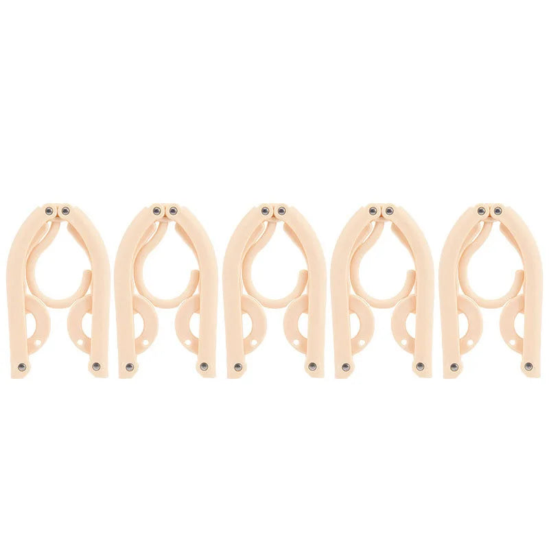 Folding Hanger Set with Clips