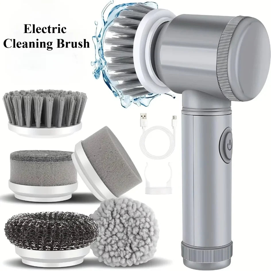 Multi-Functional Wireless Electric Cleaning Brush