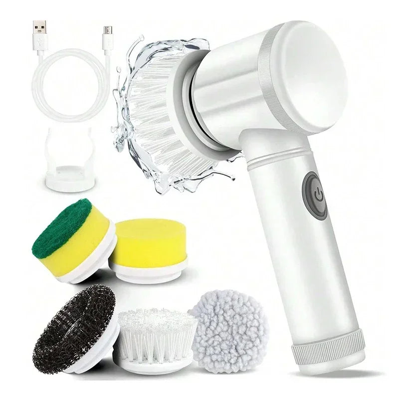 Multi-Functional Wireless Electric Cleaning Brush