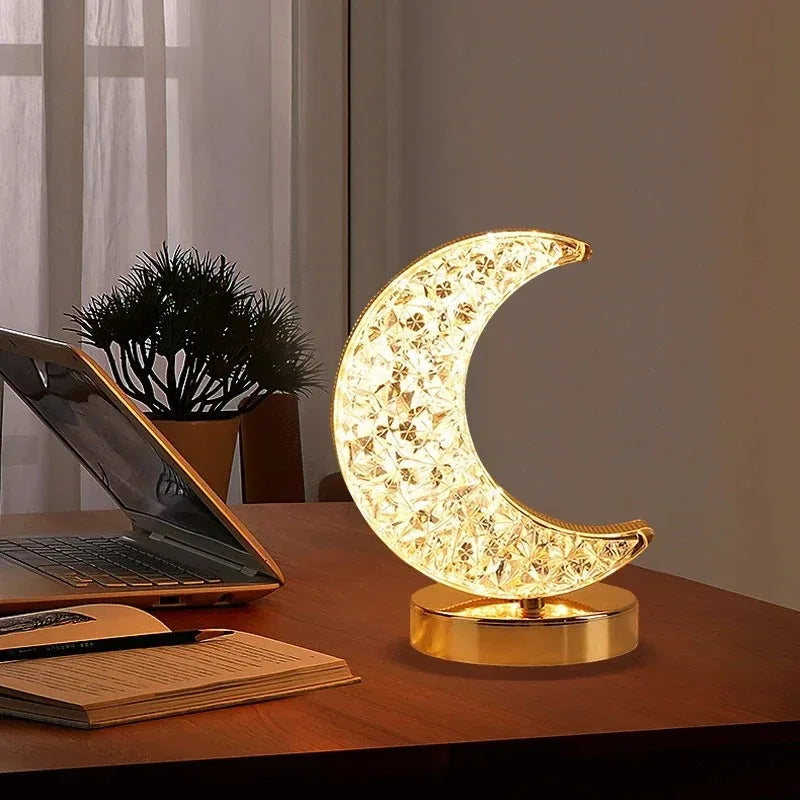 Touch Control 3D Crystal Night Light