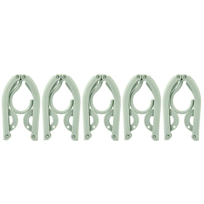 Folding Hanger Set with Clips