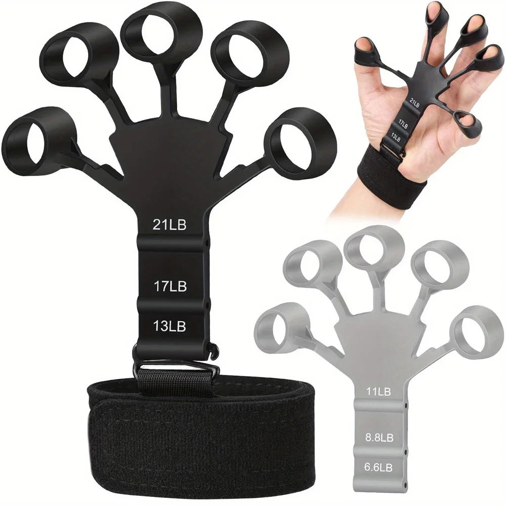 Exercise Finger Trainer Silicone Wrist Puller