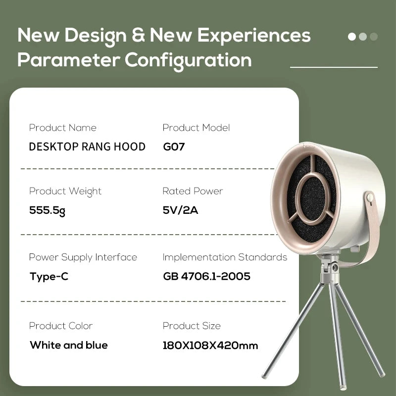 Portable Mini USB Exhaust Fan