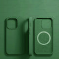 Cangling Green Liquid Silicone Magnetic Case