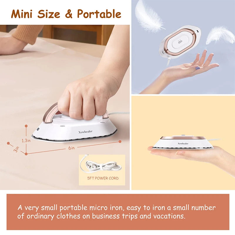 Mini Travel Electric Iron Fast Heating