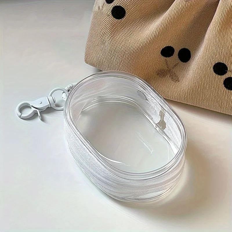 Portable Mini Clear Zipper Bag