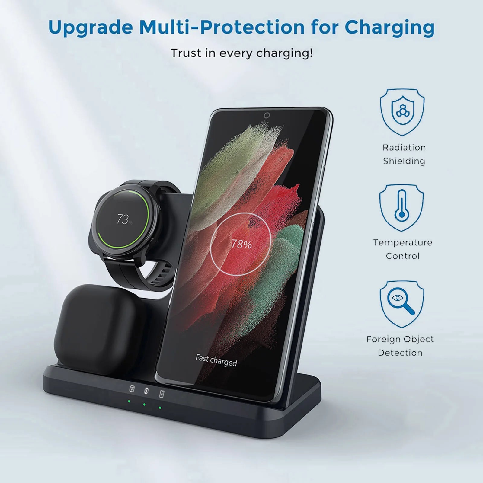 3-in-1 Wireless Charger Stand Samsung