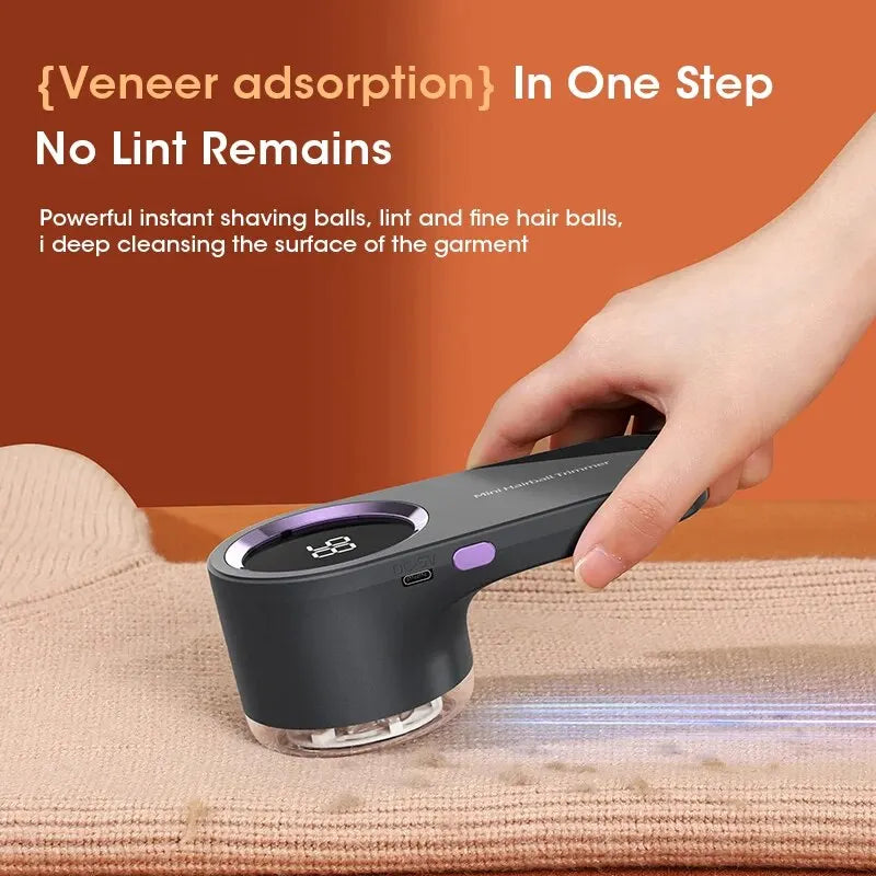 LED USB Rechargeable Lint Remover