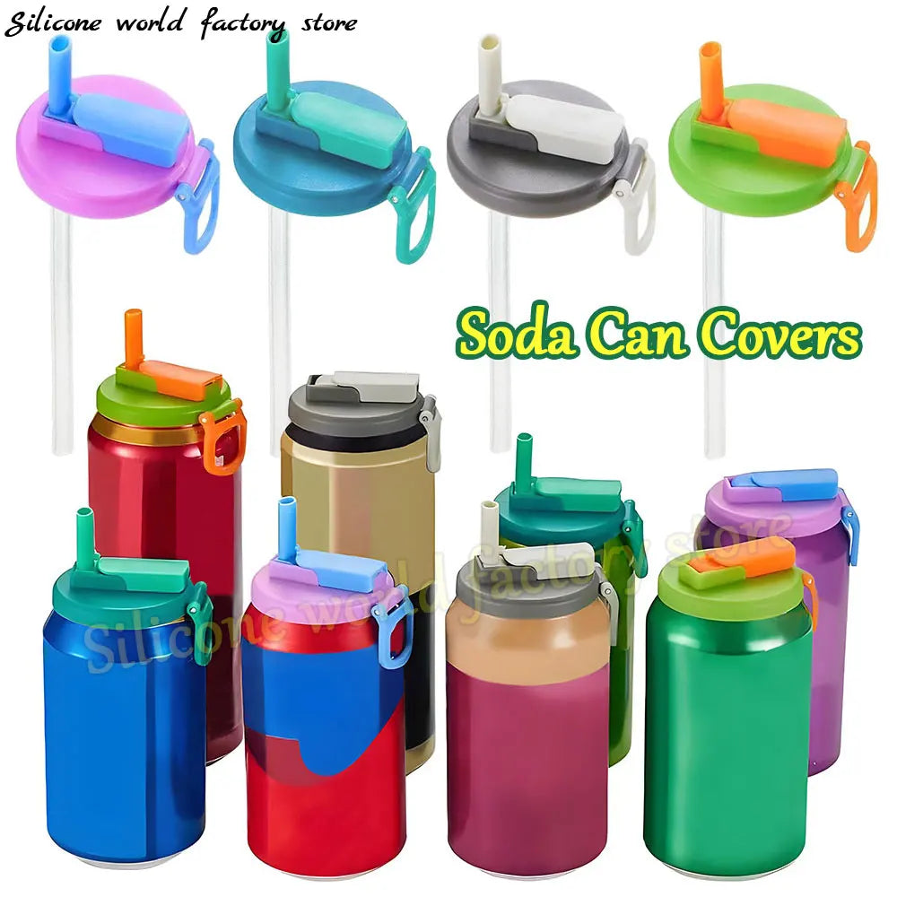 4PCS Silicone Soda Can Covers