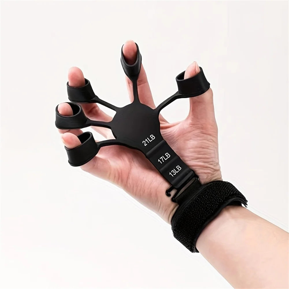 Exercise Finger Trainer Silicone Wrist Puller