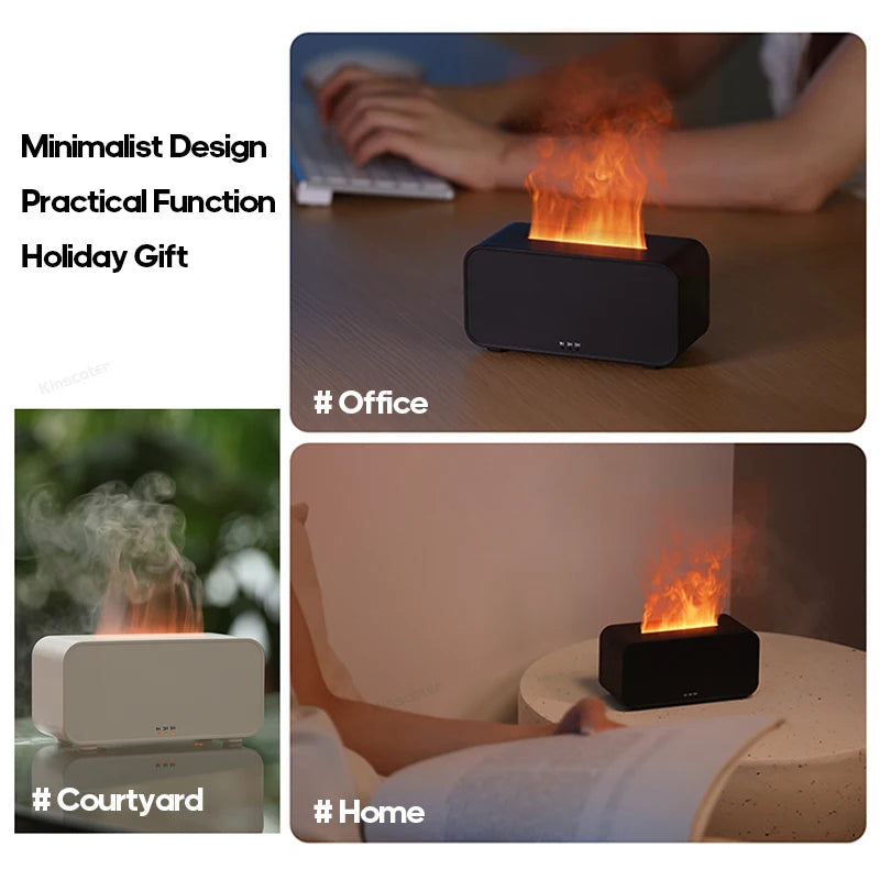 Colorful Flame Aroma Diffuser Humidifier