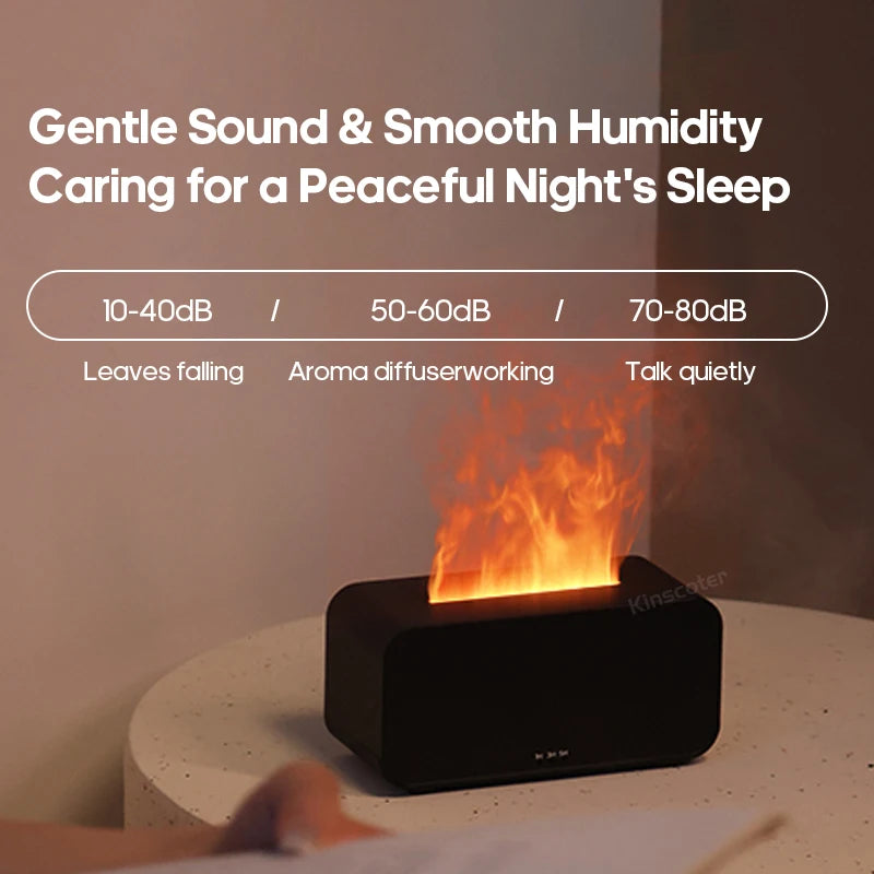 Colorful Flame Aroma Diffuser Humidifier