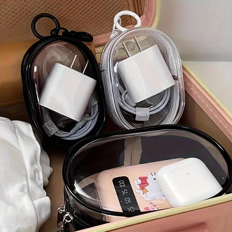 Portable Mini Clear Zipper Bag