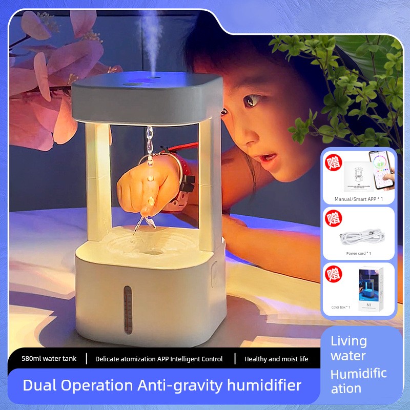 Anti-Gravity Desktop Silent Large Humidifier