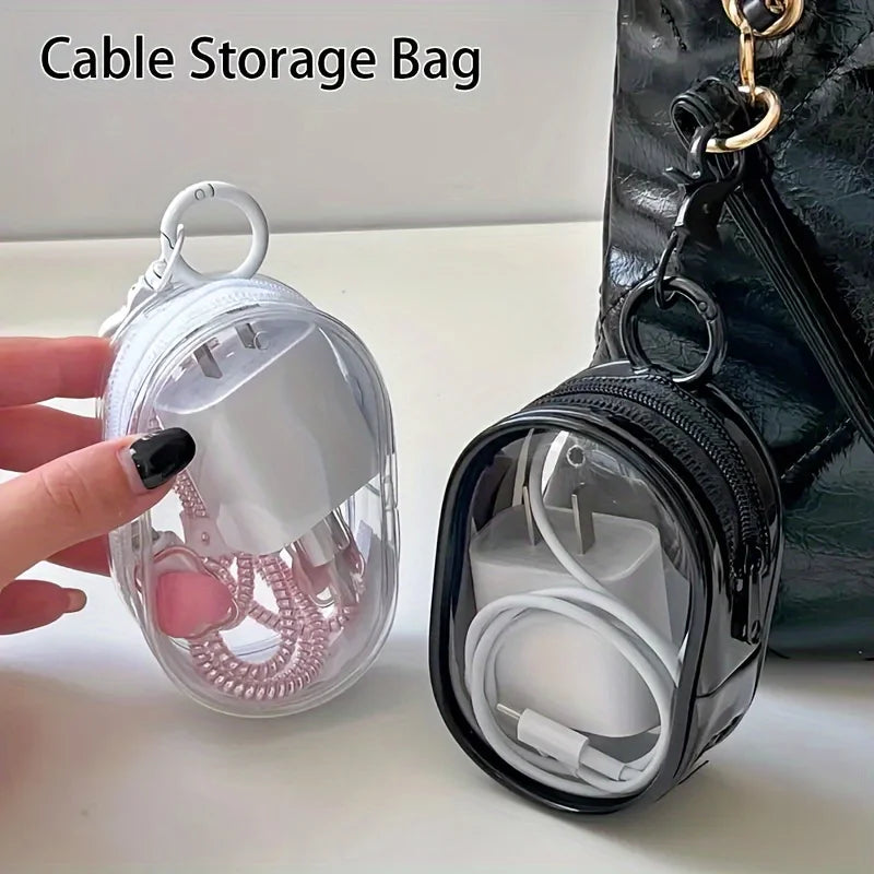 Portable Mini Clear Zipper Bag